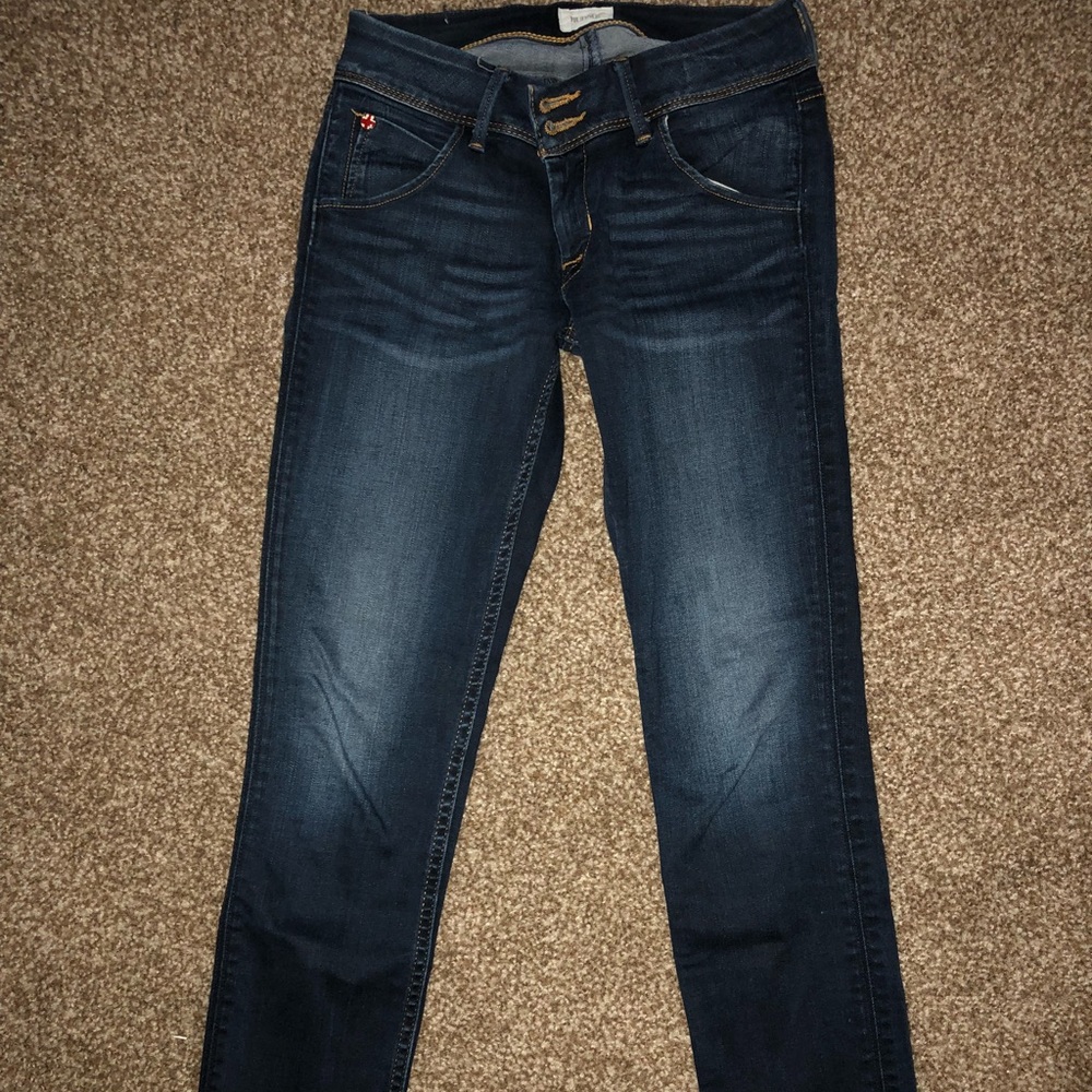 Hudson Jeans Cropped Dark Denim